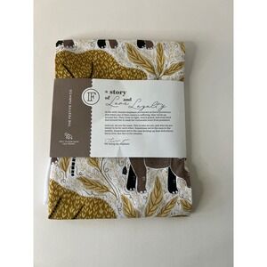 The Festive Farm Co Friendship Sisterhood Tea Towel Elephants NWT 26 x 27" #1